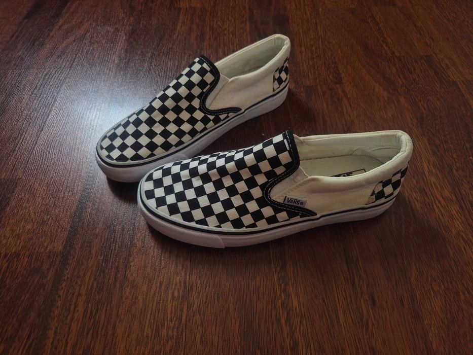 ВАНС классические ШАХМАТНАЯ ДОСКА (VANS Classic Slip-On Checkerboard)