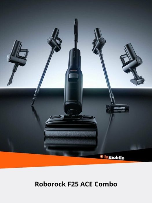 Вертикальный моющий пылесос Roborock F25 ACE Combo