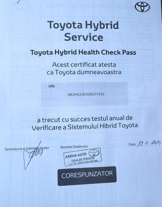 Toyota Auris Hybrid SOL PLUS -GARANTIE hybrid cu GPL