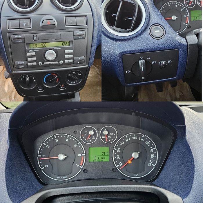Ford Fiesta Facelift 1.6i/170000km/2007/Senzori parcare/Clima/4usi/