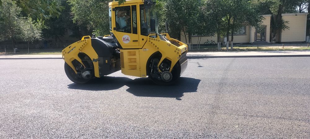 Брушадка, Асфальт жумыстары