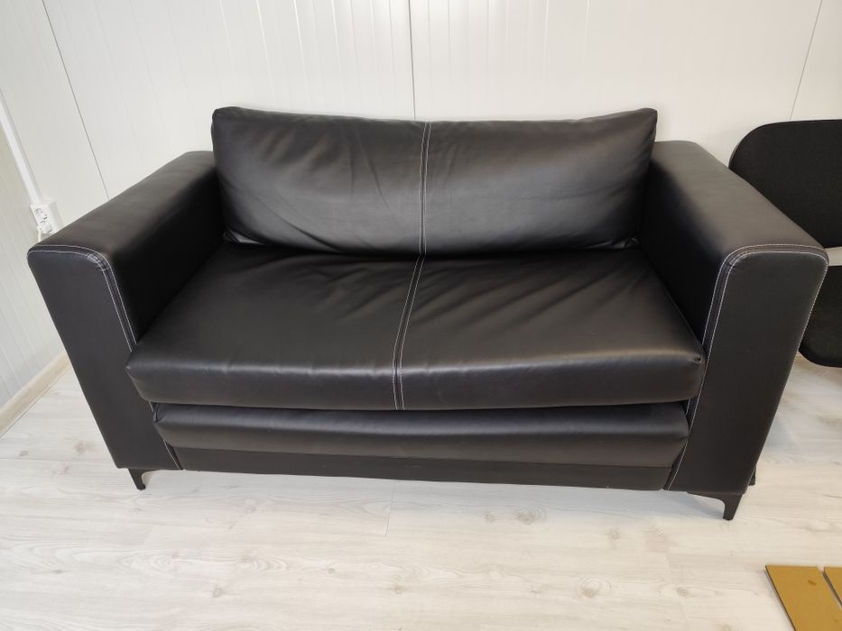 Кожен диван 1,50/70/70