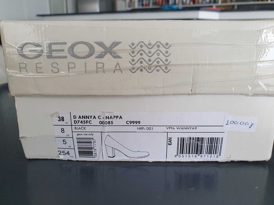 Обувки GEOX естествена кожа