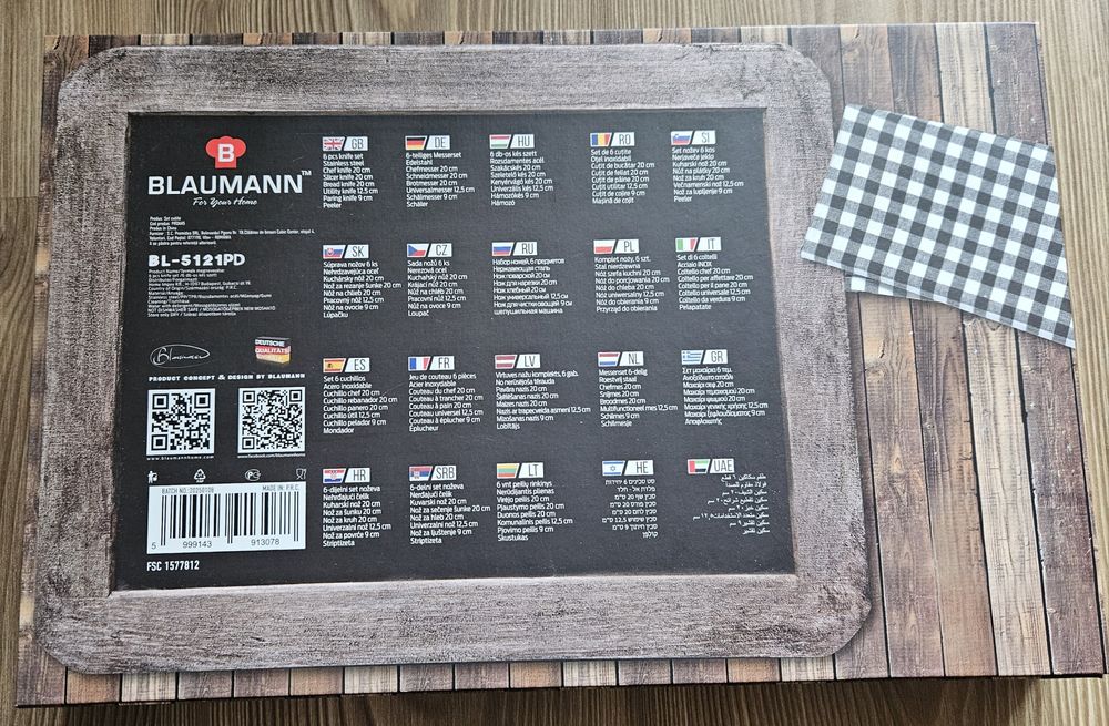 Set 6 cutite Blaumann - sigilat