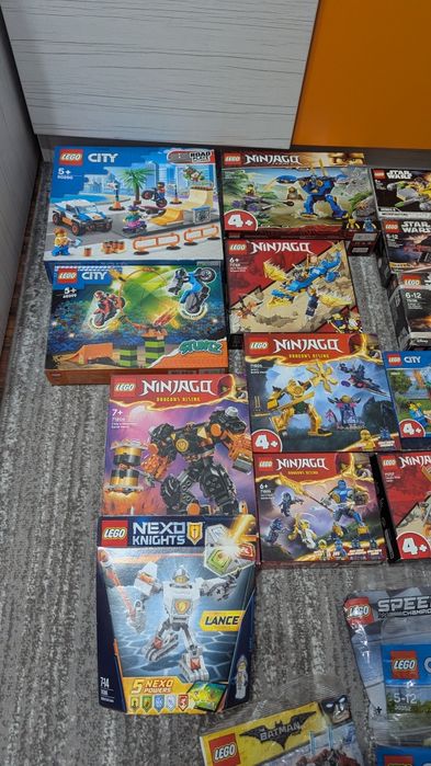 Colecție lot lego nou sigilat nexo Knights Ninjago star wars firends