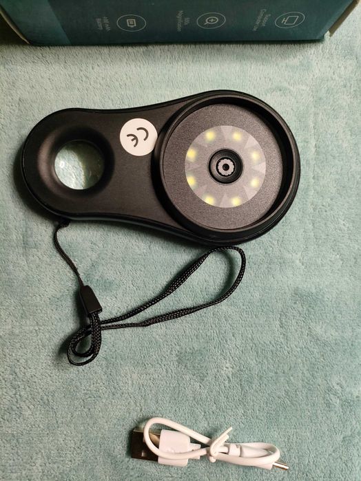 microscop digital portabil cu lentilă macro super 500x