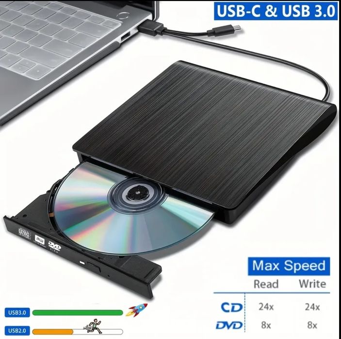 CD DVD Player Extern unitate optică externă Laptop Macbook PC