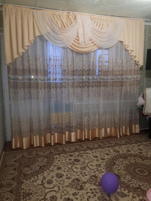 Ламбреконы с0 шторами комплект Элегант