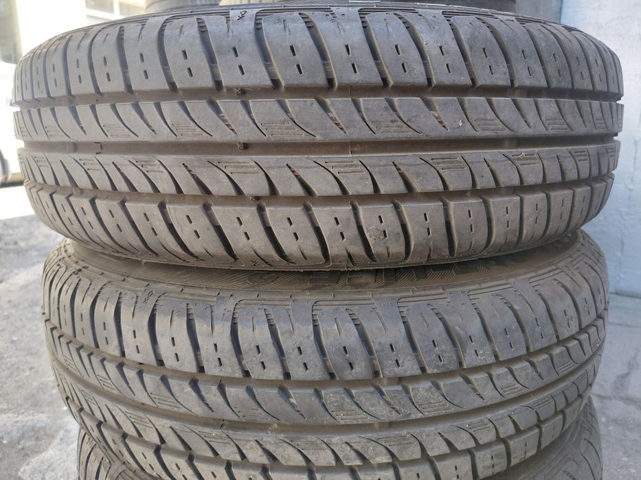 VW Polo  5×100-14" Жл.джанти с гуми+тасове