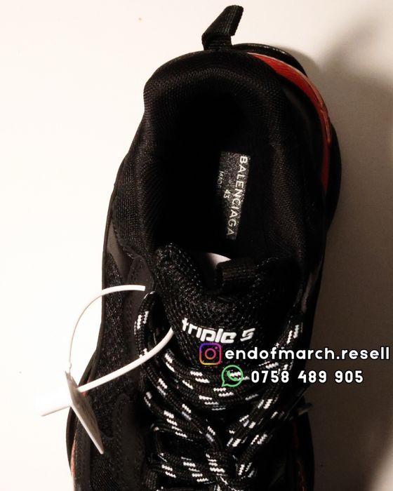 Balenciaga Triple S Red