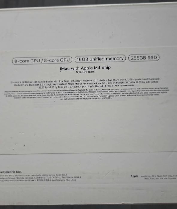 Imac M4 8 nuclee