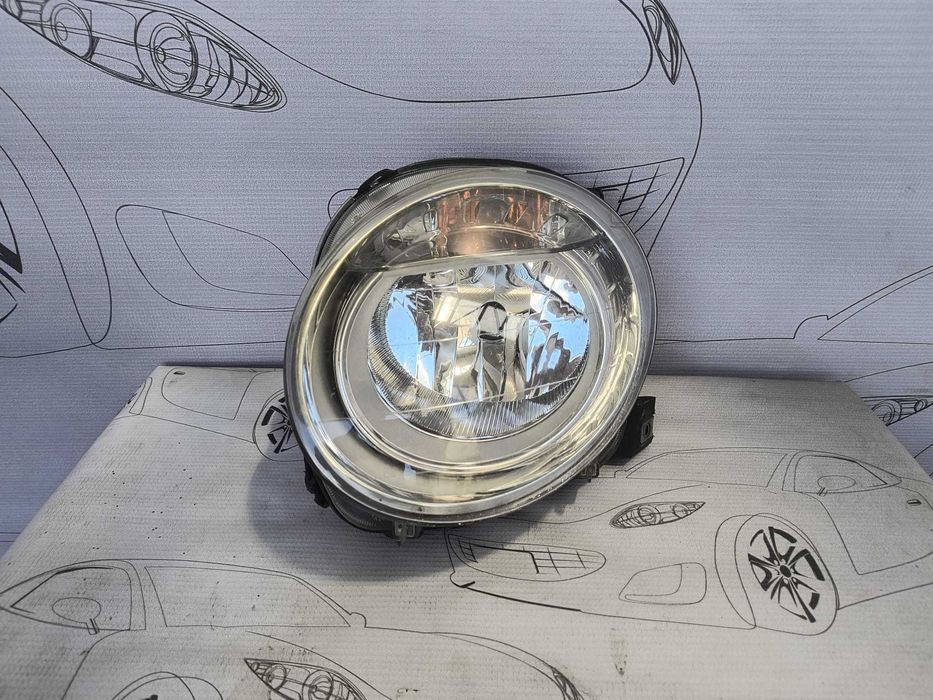 Far Stânga Halogen Fiat 500 / Cod OEM 45550748 (4F2)