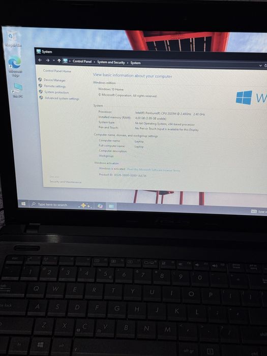 Laptop ASUS Office + mouse + geanta de transport