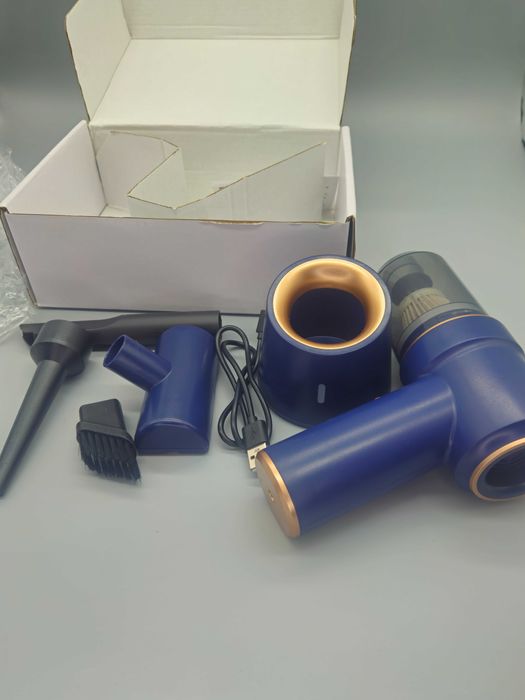 Мощна безжична мини прахосмукачка 80000Pa за автомобил и дом – USB