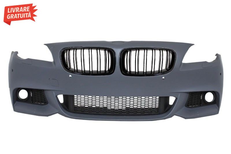 Bara Fata BMW Seria 5 F10 F11 (2011-2014) M-Technik Design cu Grile Ce
