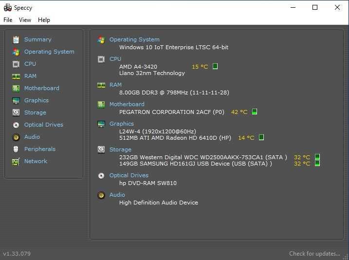 Calculator Unitate PC HP P6 AMD  A4 3420 Windows 10 Office