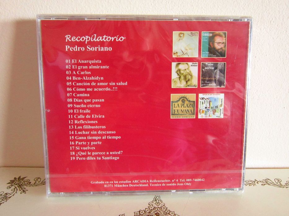 cadou rar Pedro Soriano Recopílatorío nueva El Anarquista cd sigilat