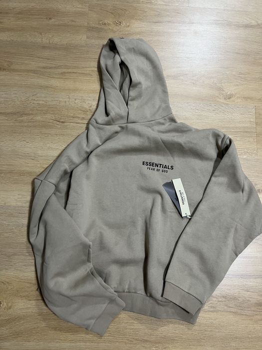 Hanorac Fear Of God Essentials Hoodie Sand