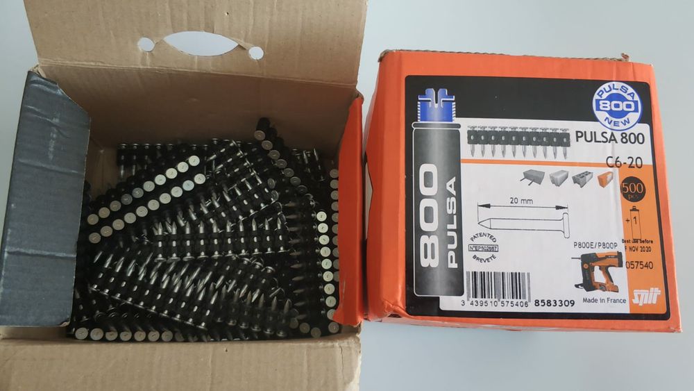 Пулса Спит р40+ Pulsa Spit 40E пистолет такер Бетон Метал Нов гаранция