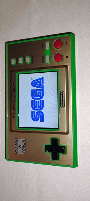 Verde intens cu backlight Nintendo game and watch