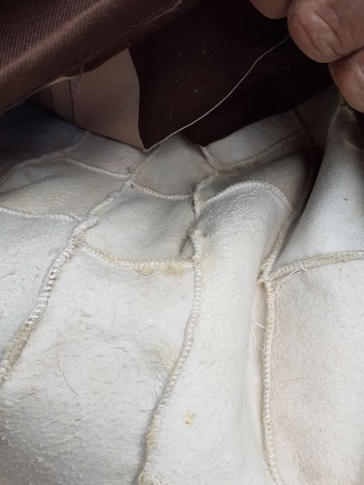 Ретро зимна шуба,палто,балтон овча кожа