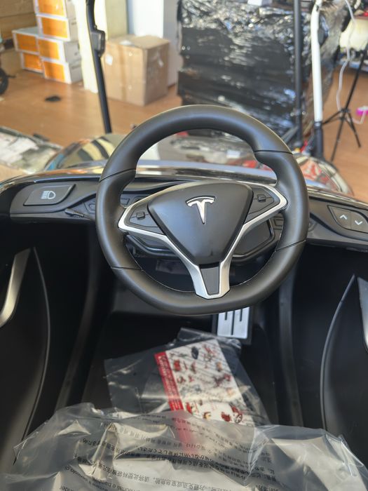 Tesla Model S electrică pentru copii – NOUĂ – Model Premium