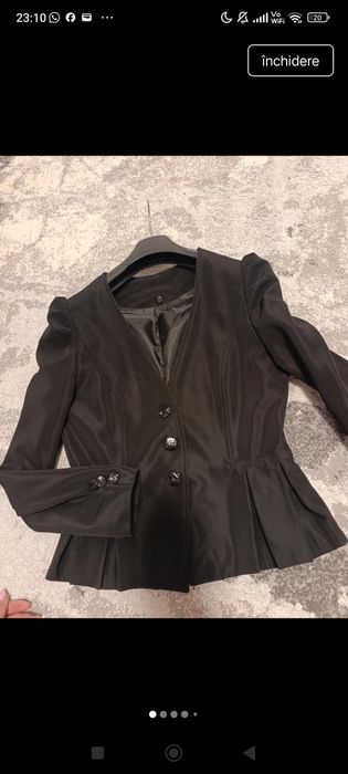 Sacou negru elegant