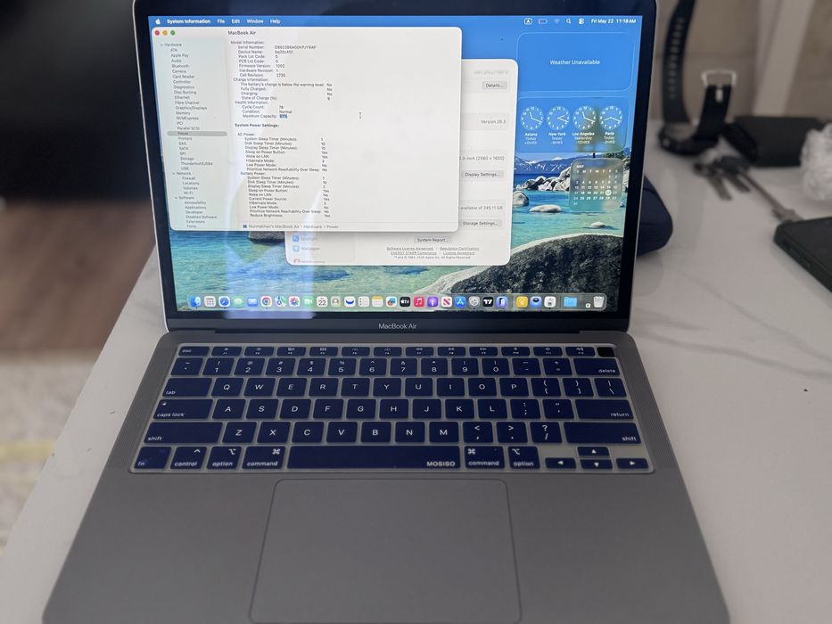 Apple Macbook Air 13” M1 A2337 8GB/256 GB