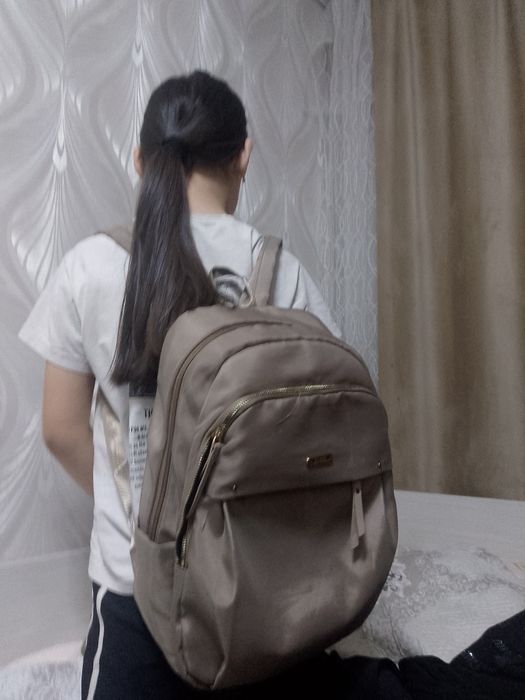 Школьный рюкзак коричневый