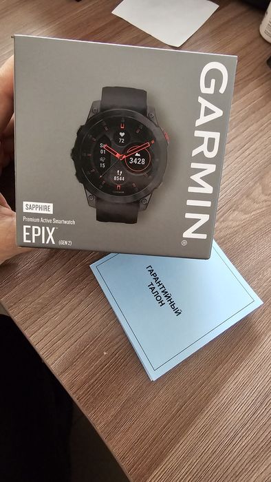 Garmin epix (gen 2) 47 mm, sapphire titanium.