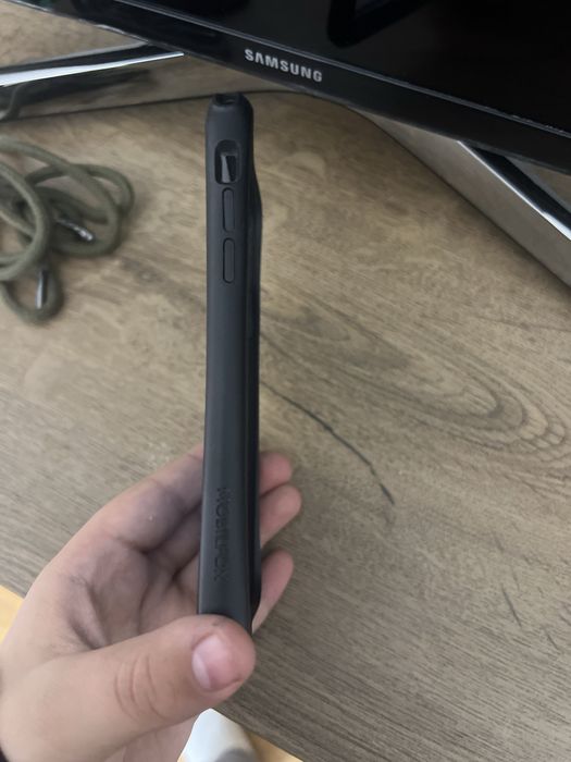 Husa mobil fox iPhone XS lipseste buton protectie stanga sus