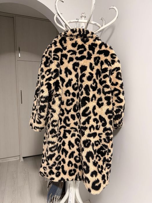 Дамско леопардово палто