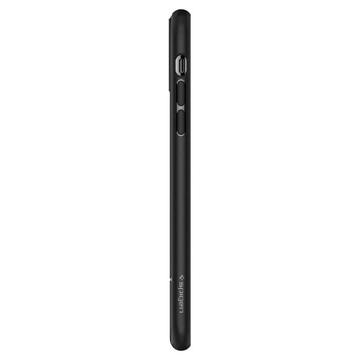 Противоударен Силиконов Калъф за iPhone 11 Pro / Spigen Core Armor Case / Черен /