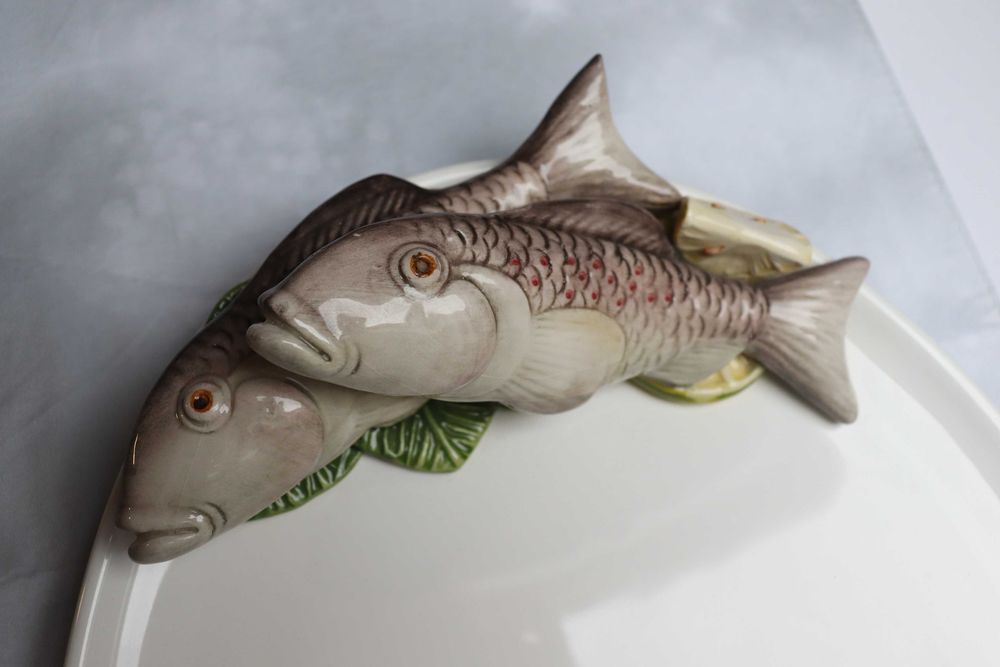 чинии италиански порцелан, ръчна изработка