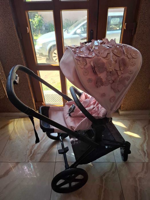 Cărucior cybex priam Peach Pink 3 in 1