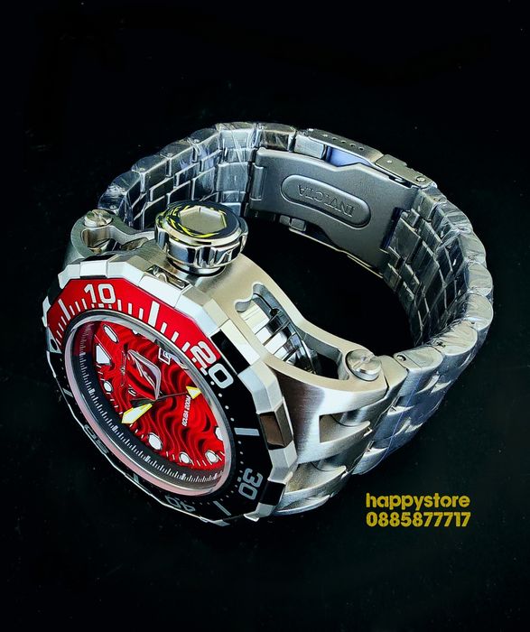 INVICTA Wave Red 52 mm, Инвикта нов ръчен часовник
