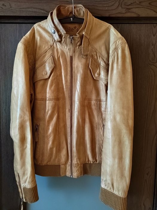 Мъжко яке от естествена кожа XL 42лв