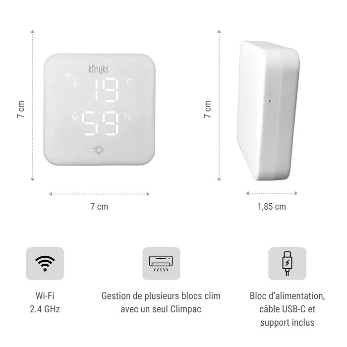 Konyks Climpac Wi-Fi контролер за климатик