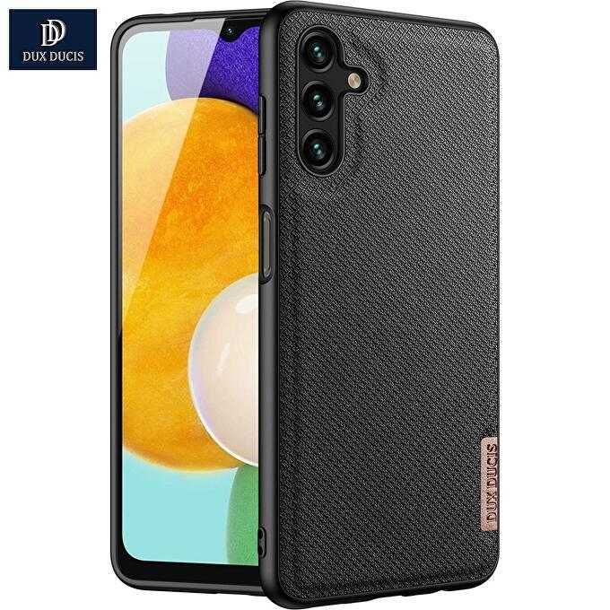 Husa Samsung Galaxy A04s / A13 5G - DUX DUCIS FINO Woven Texture Black