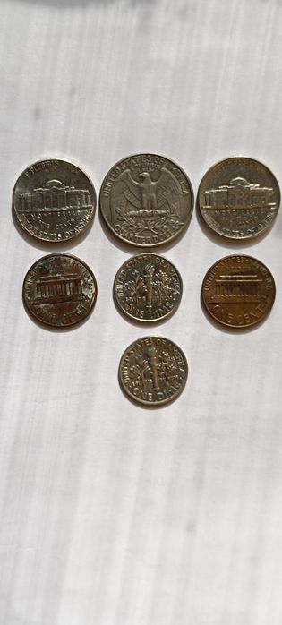 Продам коллекцию монет центы USA