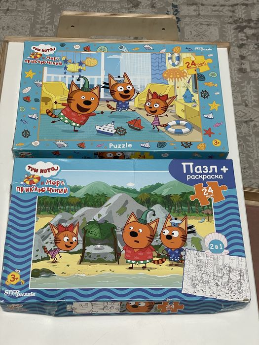 Продам пазлы на 2-3 года