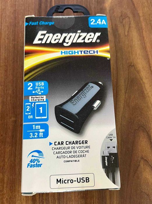 Incarcator auto energizer dual usb nou