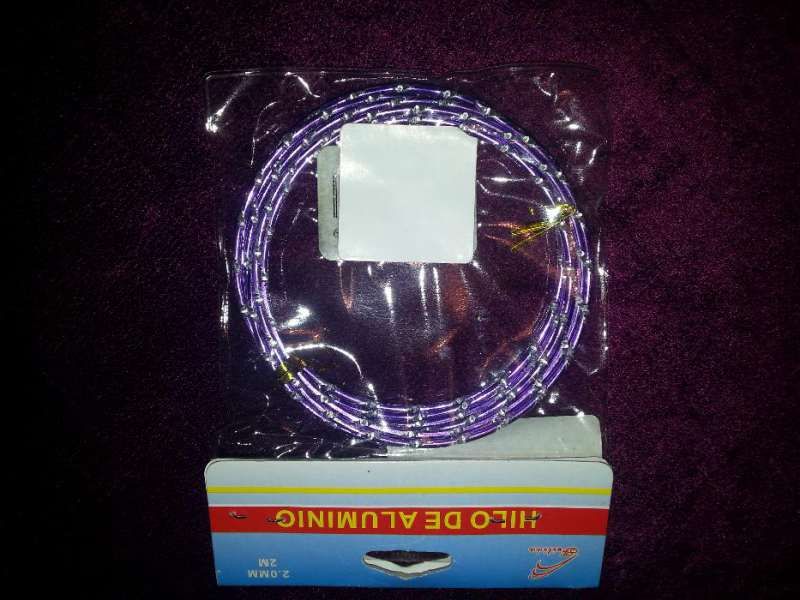 Нова лилава тел за декоративни цели- 2 метра