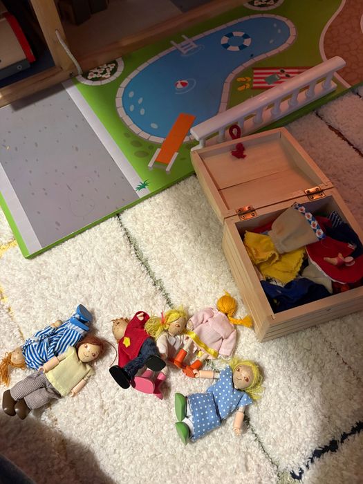 Дървена къща за кукли Haps