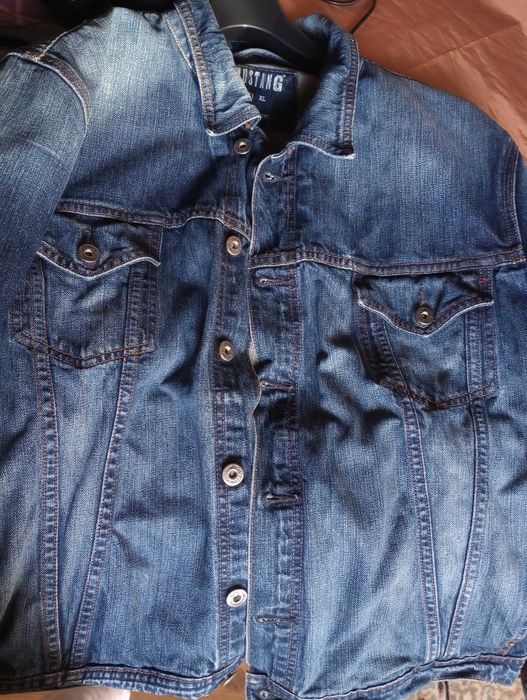 geaca barbati bluejeans Mustang,marime XL,bumbac,clasica