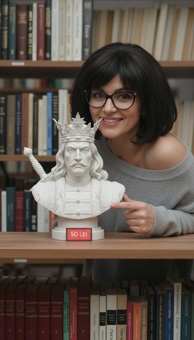 Statueta bust Stefan cel Mare