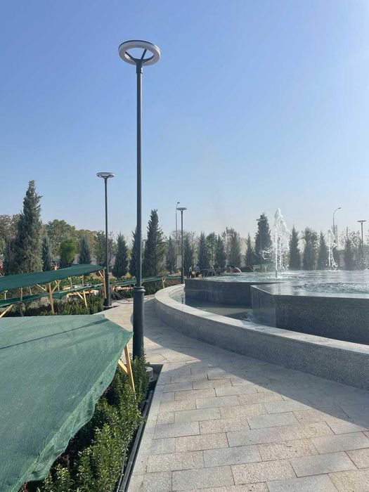 Кучаларни ёритгувчи симёгоч (Akfa). Уличьные фонари. Столба. LED
