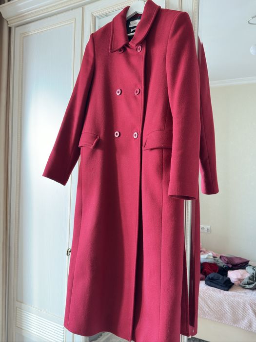 Шерстяное пальто Mango