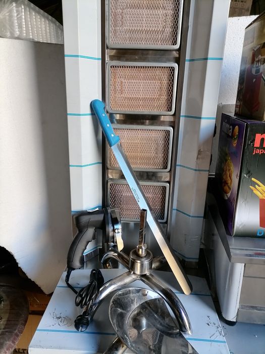 Дюнер машина   газ професионален - Фрит,Котлони,Дюнер обурудване