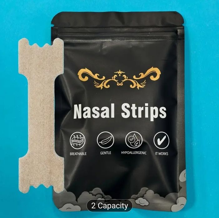 ПРОМО!Лепенки за нос(Nasal Strips)за улеснено дишане- светъл цвят